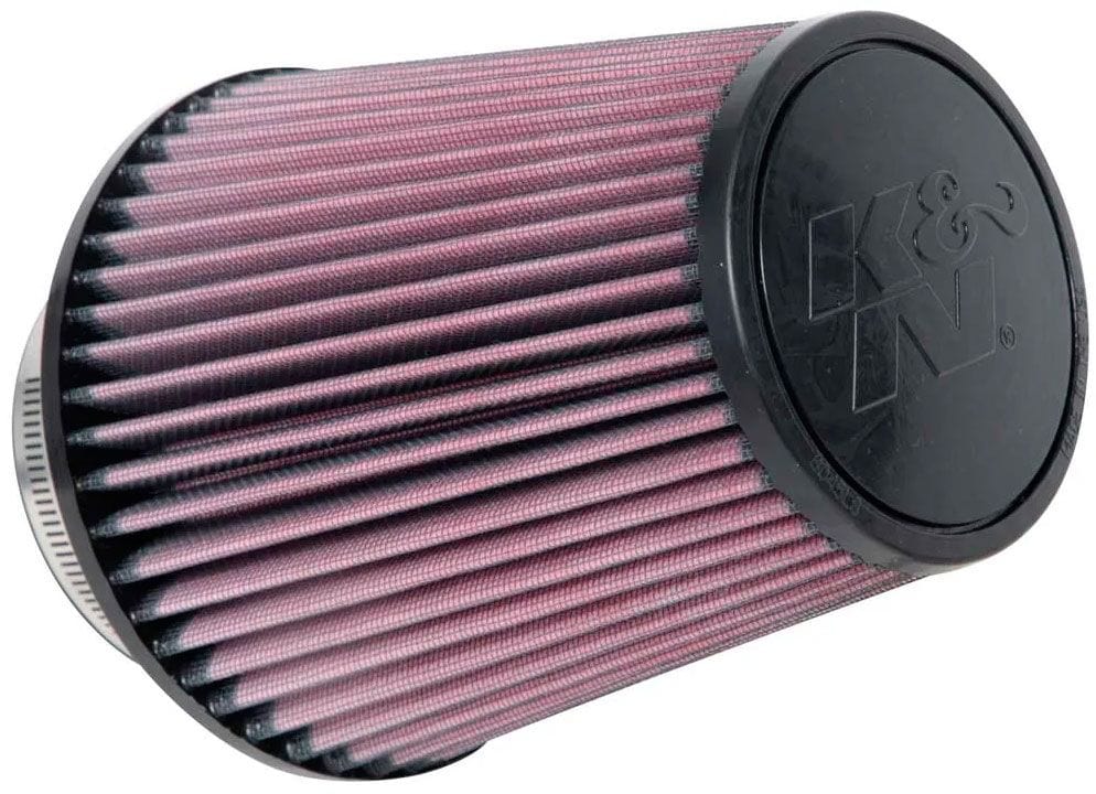 K&N 7 in (178 mm) H x 6.5 in (165 mm) Base OD x 4.5 in (114 mm) Top OD K&N K&N Universal Clamp On Filter Fits 4 in (102 mm) KNRU-1032 SR