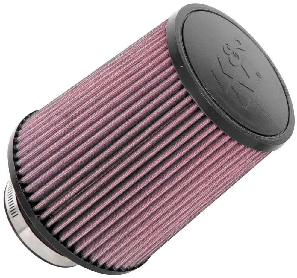 K&N 7 in (178 mm) H x 6 in (152 mm) Base OD x 5 in (127 mm) Top K&N K&N Universal Clamp On Filter Fits 3.125 in (79 mm) KNRU-5100 SR