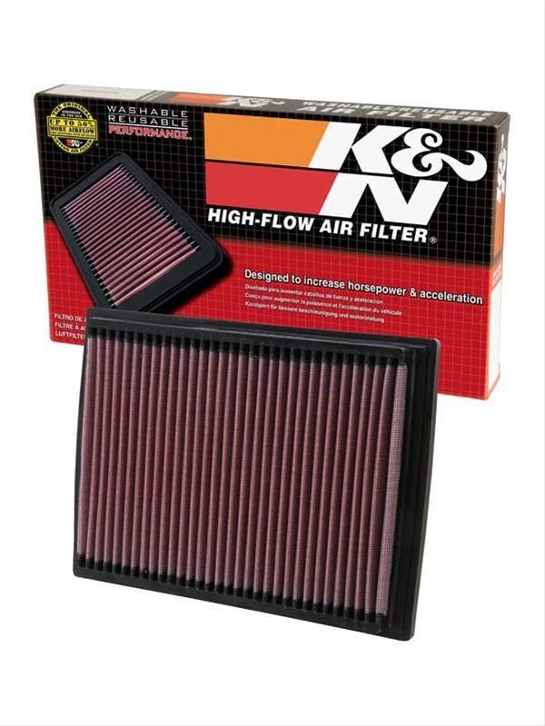 K&N Fits 2000-2010 Hyundai Elantra, Tucson, Tiburon & Kia Sportage - KN33-2201 K&N K&N Replacement Panel Filter (A1446) KN33-2201 SR