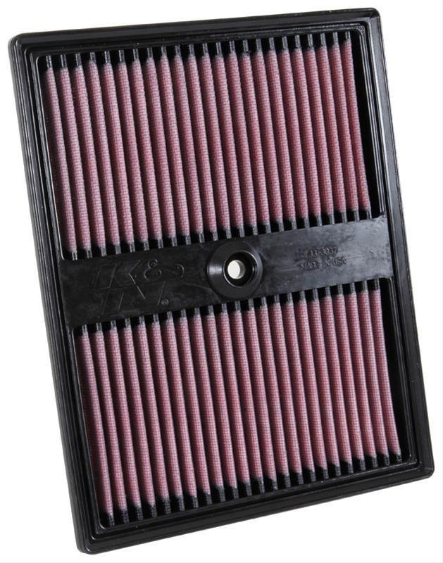 K&N Fits 2015-2018 Volkswagen Polo & Golf, Audi Q2, A3 & A1, Skoda & Seat - KN33-3037 K&N K&N Replacement Panel Filter KN33-3037 SR