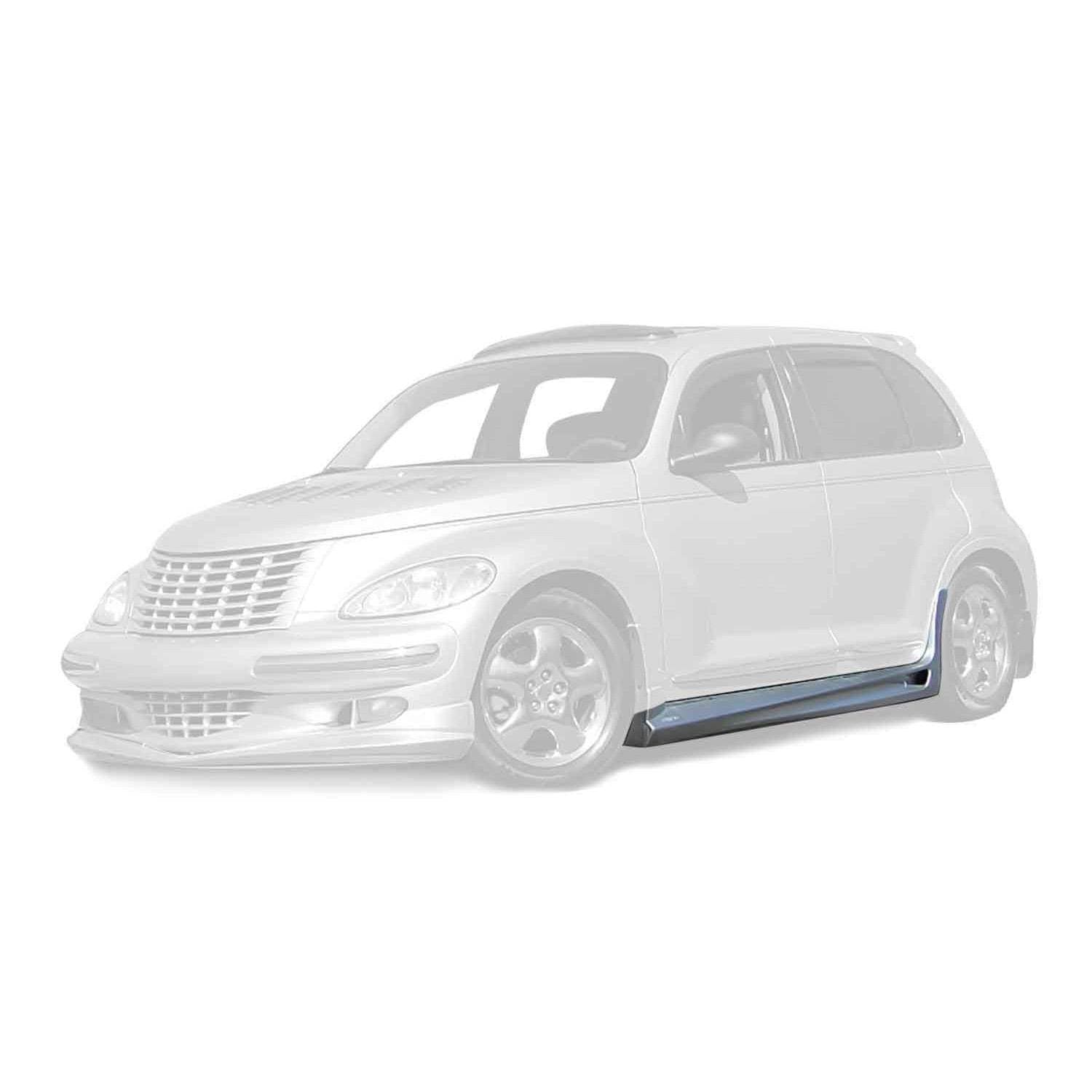 KBD Body Kits KBD Body Kits Chrysler PT Cruiser 2001-2005 Bomb Style 2 Piece Polyurethane Side Skirts SR