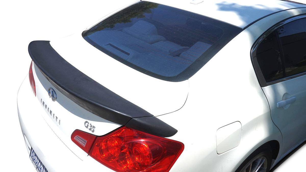 KBD Body Kits KBD Body Kits Infiniti G25 / G35 / G37 Sedan 2007-2015 KBD Exclusive 3 Piece Polyurethane Rear Wing Spoiler SR