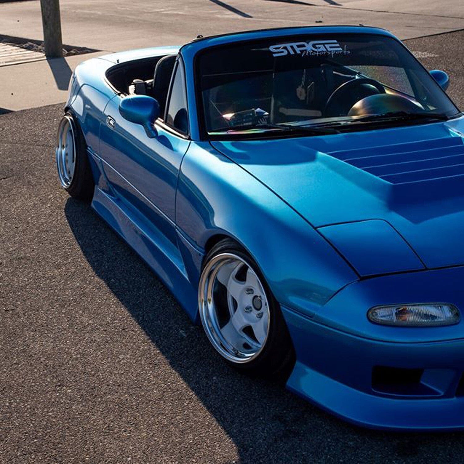 KBD Body Kits KBD Body Kits Mazda Miata 1990-1997 Deuce Style 2 Piece Polyurethane Side Skirts SR