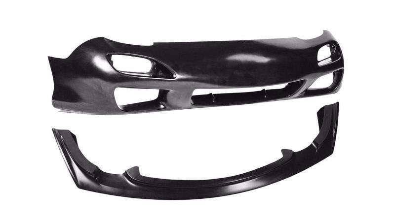 KBD Body Kits KBD Body Kits Mazda RX7 1993-1997 99 Spec Polyurethane 2 Piece Front Bumper & AutoX Front Lip SR