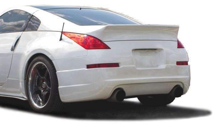 KBD Body Kits KBD Body Kits Nissan 350Z 2003-2008 Duckbill Style 1 Piece Polyurethane Rear Wing Spoiler SR
