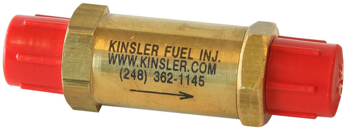 Kinsler Hard Anodized Aluminium Suit Petrol / Gasoline & Methanol Kinsler High-Flow -6 Secondary Bypass Valve KIN-3076 SR