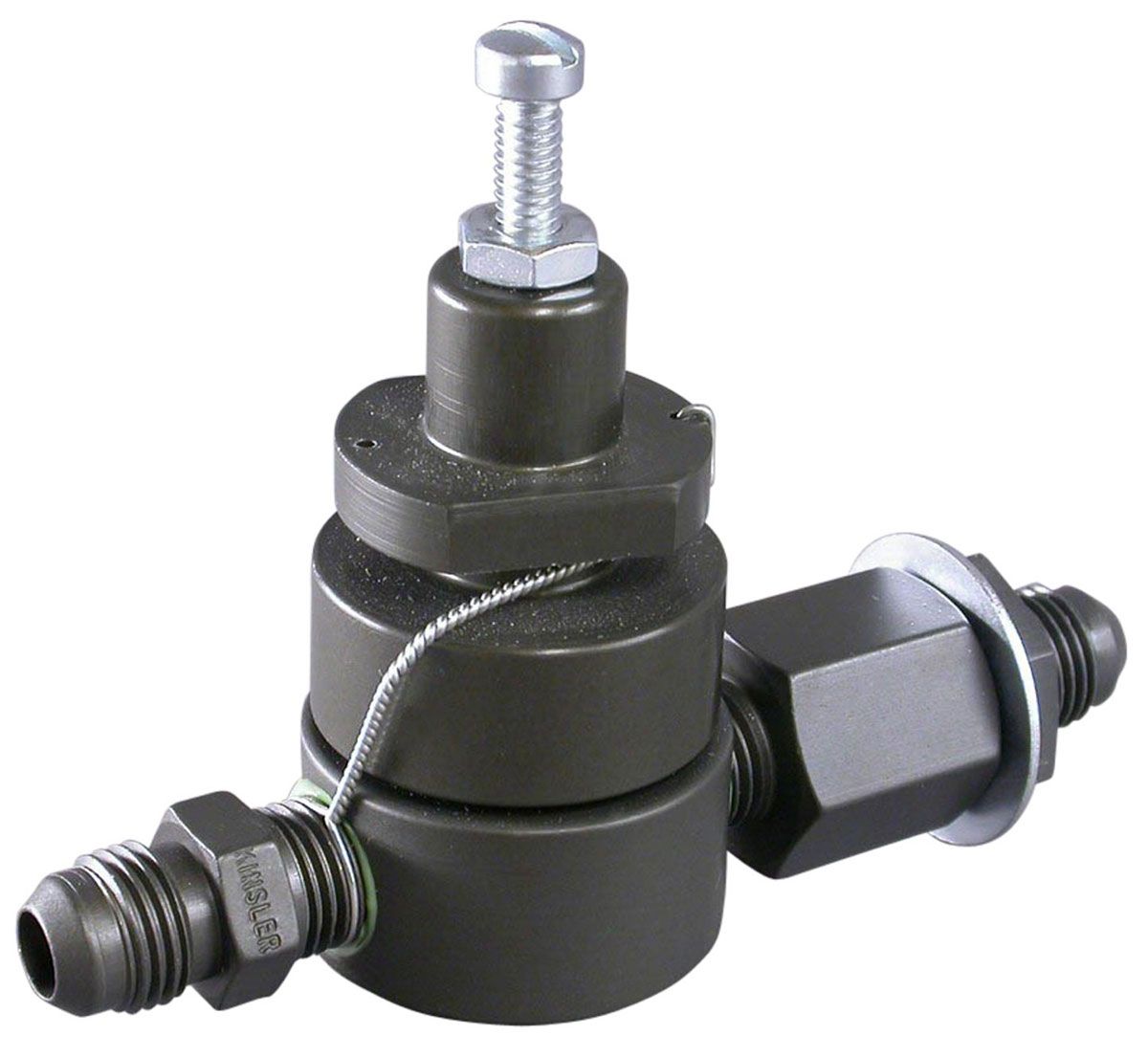 KINSLER Suit Petrol & Methanol With -6 AN Male Inlet & Outlet Kinsler Diaphragm High Speed Bypass Valve With Jet Restrictor KIN-3904 SR