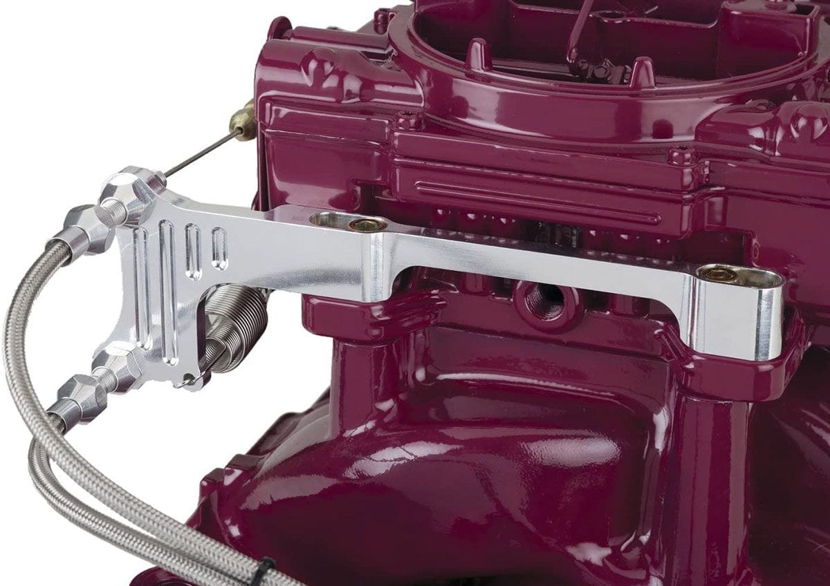 LOKAR For Edelbrock 4 Barrel Carburettors Lokar Billet Aluminium Edelbrock Carburettor Bracket and Stainless Springs LK-TCB-40DQ SR