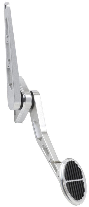 Lokar Mini Oval Accelerator Pedal with Rubber - Brushed Billet Aluminium LK-BAG-6103