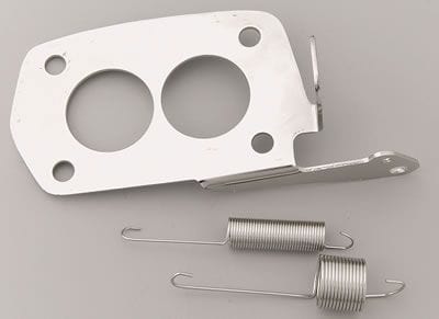 LOKAR Lokar Stainless Steel Tri-Power Accelerator Cable Bracket and Stainless Springs LK-TRP SR