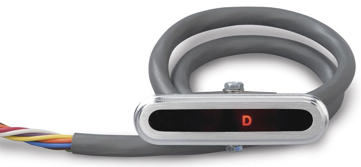 LOKAR Suit 350/400/200/C4/C6/727/904/518 Transmissions Lokar Horizontal LED Dash Indicator Bezel - Brushed Billet Aluminium LK-CIND-1700 SR