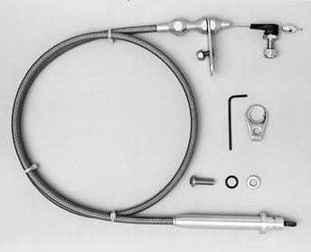 LOKAR Suit Chrysler 904 Torqueflite Automatic Transmission Lokar Polished Stainless Steel Hi-Tech Kick down Kit LK-KDP-2904HT SR