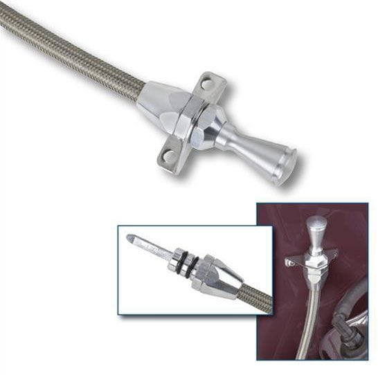 LOKAR Suit Ford AOD Firewall Mount Lokar Hi-Tech Transmission Dipstick LK-TD-3AODFM SR