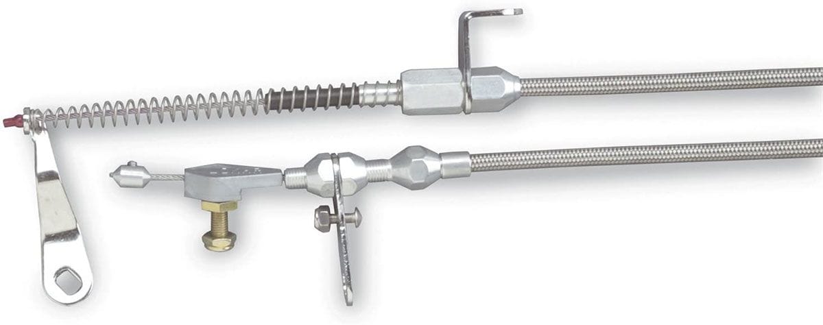LOKAR Suit Ford AOD Transmissions Lokar Polished Hi-Tech Kick Down Kit LK-KDP-2AODHT SR