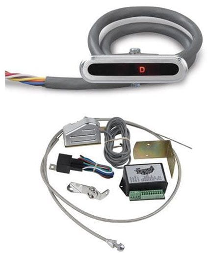 LOKAR Suit Ford C4/C6 Transmissions, includes Sensor Kit Lokar Horizontal LED Dash Indicator - Brushed Billet Aluminium LK-CIND-1721 SR