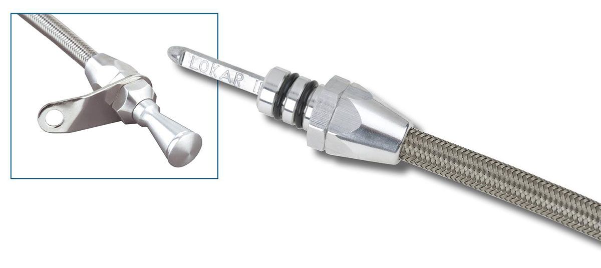 LOKAR Suit TH-350 Transmission mount Lokar Hi-Tech Transmission Dipstick LK-TD-3350TM SR
