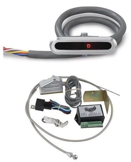 LOKAR Suit TH350/400, includes Sensor Lokar Horizontal LED Dash Indicator - Brushed Billet Aluminium LK-CIND-1715 SR