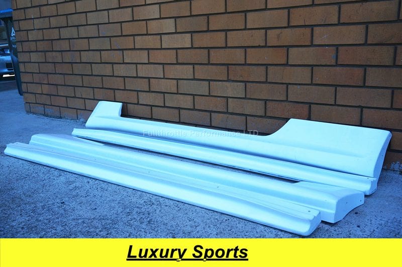 Luxury Sports LS East Bear GTR Conversion Style Side Skirts + Extension Nissan Skyline R34 2DR SR