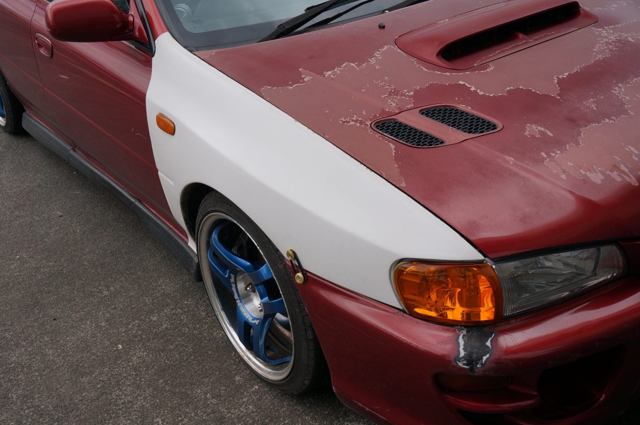 Luxury Sports Luxury Sports 15mm Wide Front Fender For Subaru Impreza WRX GC8 V1-6 SR