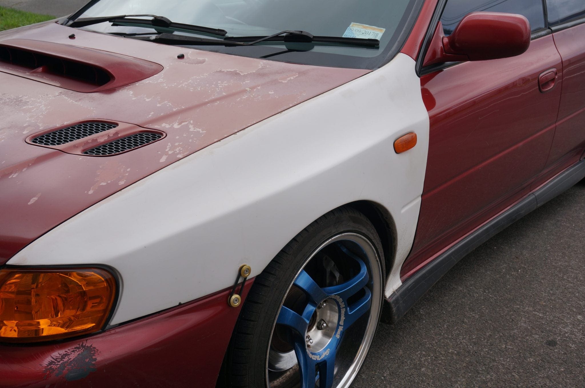 Luxury Sports Luxury Sports 15mm Wide Front Fender For Subaru Impreza WRX GC8 V1-6 SR