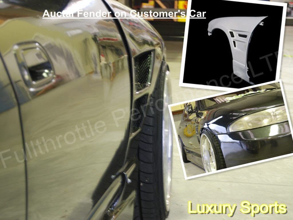 Luxury Sports Luxury Sports BN Style 30mm Front Fender For Nissan Skyline R33 SR