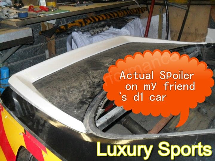 Luxury Sports Luxury Sports Boot Spoiler For Nissan Skyline R33 2DR SR