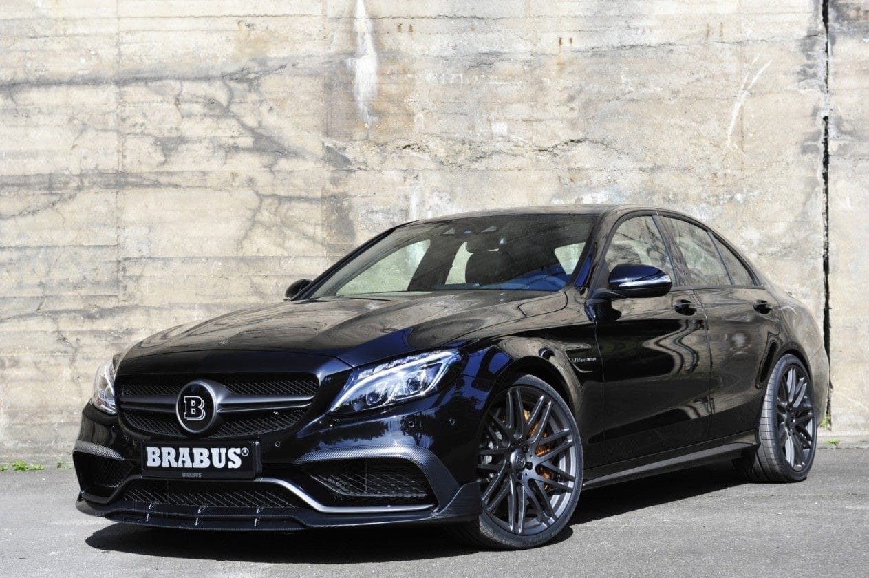 Luxury Sports Luxury Sports Brabus Style Front Lip For Mercedes Ben W205 C63 AMG -PP SR