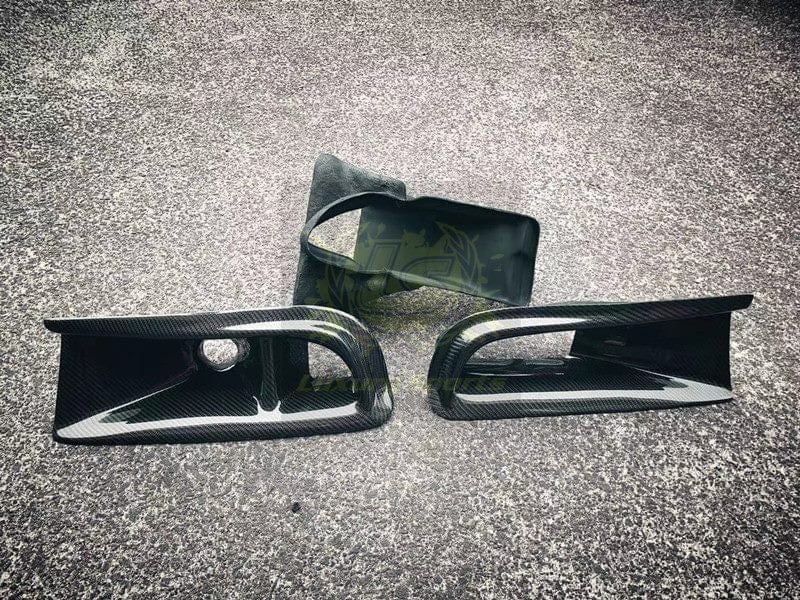 Luxury Sports Luxury Sports Carbon Front Bumper Duct For Mitsubishi EVO 8 Bumper SR