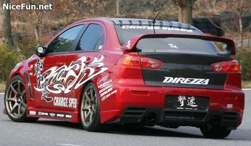 Luxury Sports Luxury Sports Carbon Vortex Generator Roof Fin For Mitsubishi EVO X SR