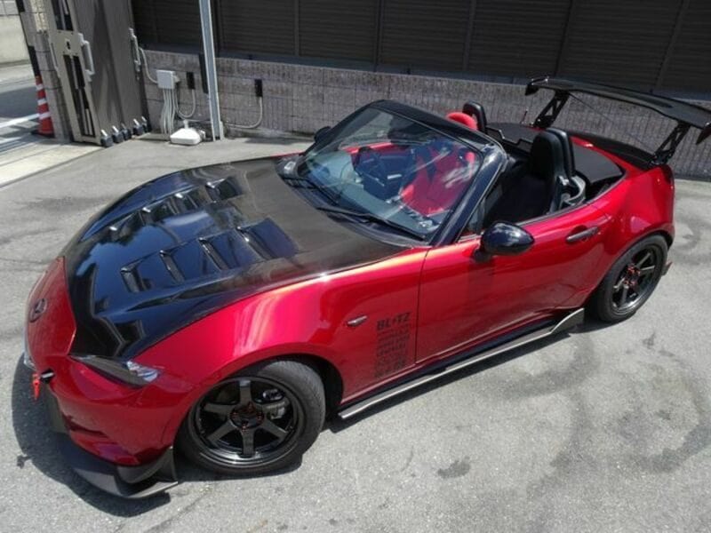 Luxury Sports Luxury Sports Chargespeed Style Carbon Bonnet For Mazda Mx5 ND -PP SR