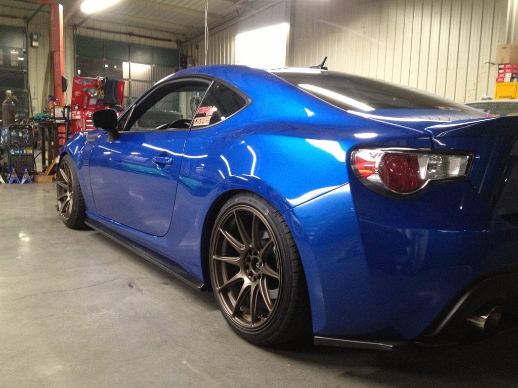 SR Chargespeed Style Rear End Caps For Toyota GT86
