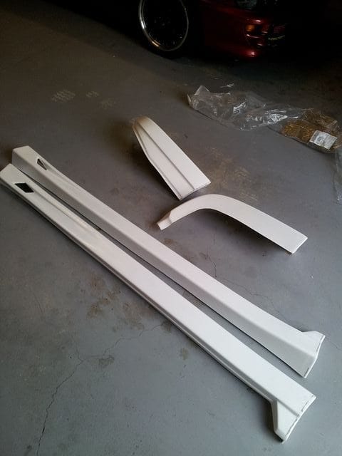 Luxury Sports Luxury Sports Cwest Style Rear End Caps For Subaru Impreza STI GC8 V1-6 SR