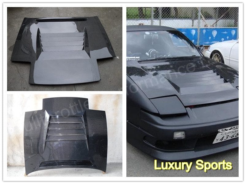 Luxury Sports Luxury Sports Dmax Style Carbon Bonnet For Nissan Silvia 180SX SR
