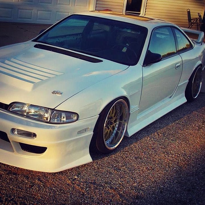 Luxury Sports Luxury Sports Dmax Style Fiberglass Bonnet For Nissan Silvia S14 PFL SR