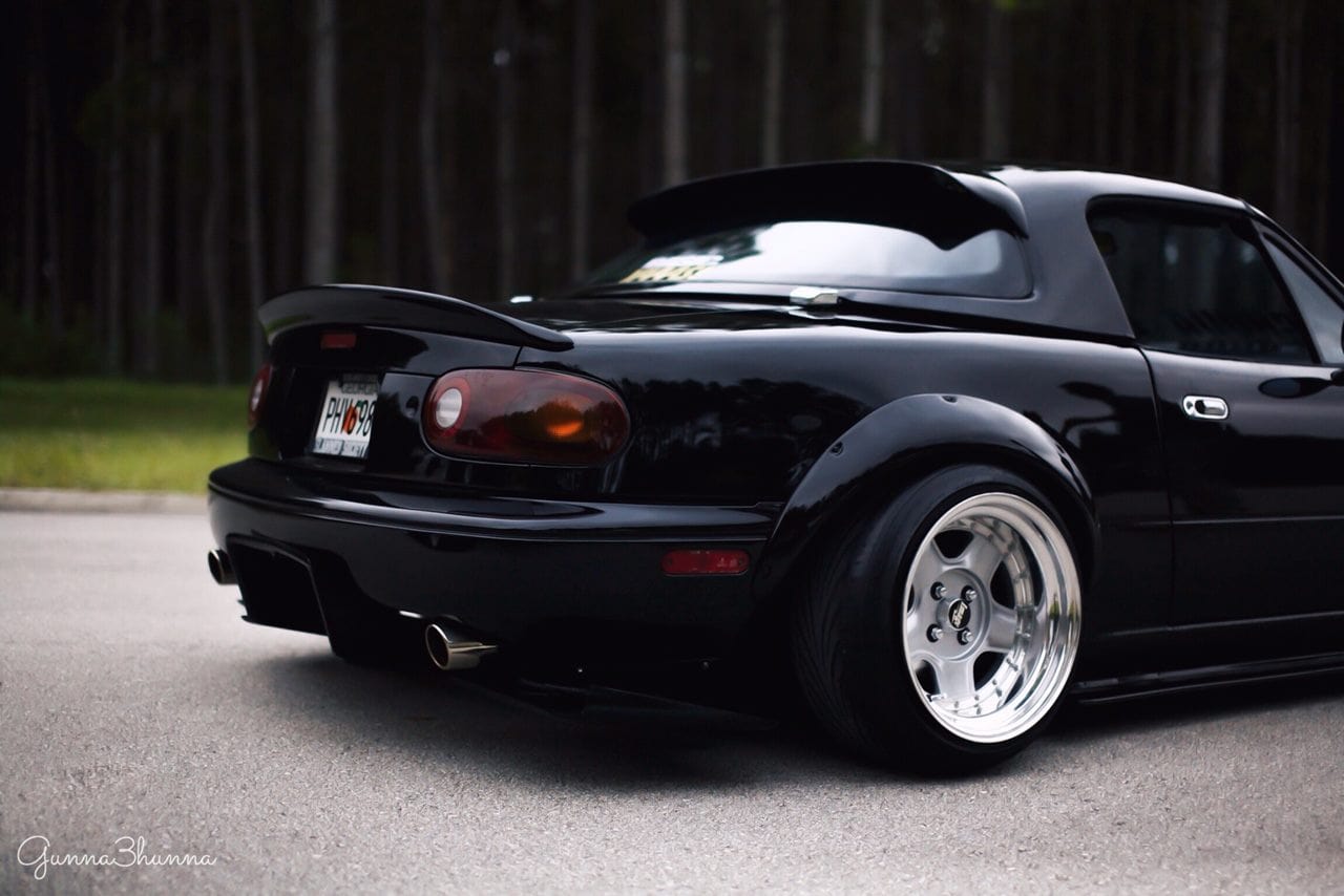 Luxury Sports Luxury Sports Dmax Style Roof Spoiler For Mazda Mx5 NA SR