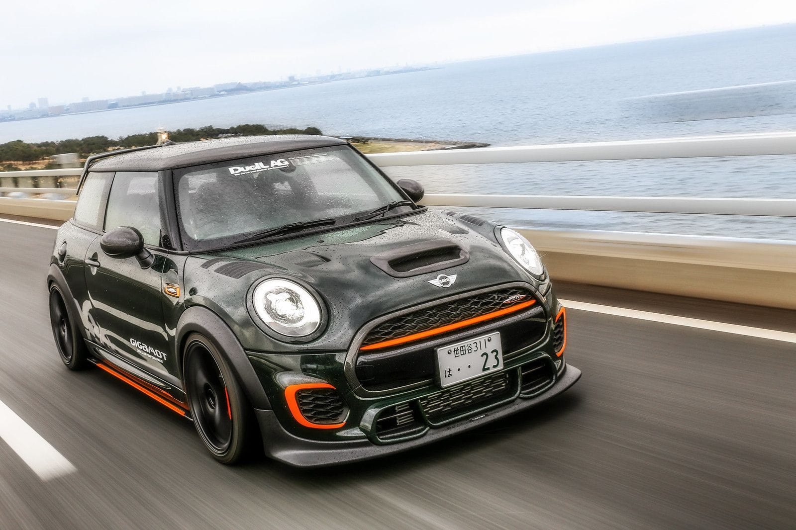 Luxury Sports Luxury Sports Duell AG Style Carbon Bonnet For Mini F55 F56 -PP SR