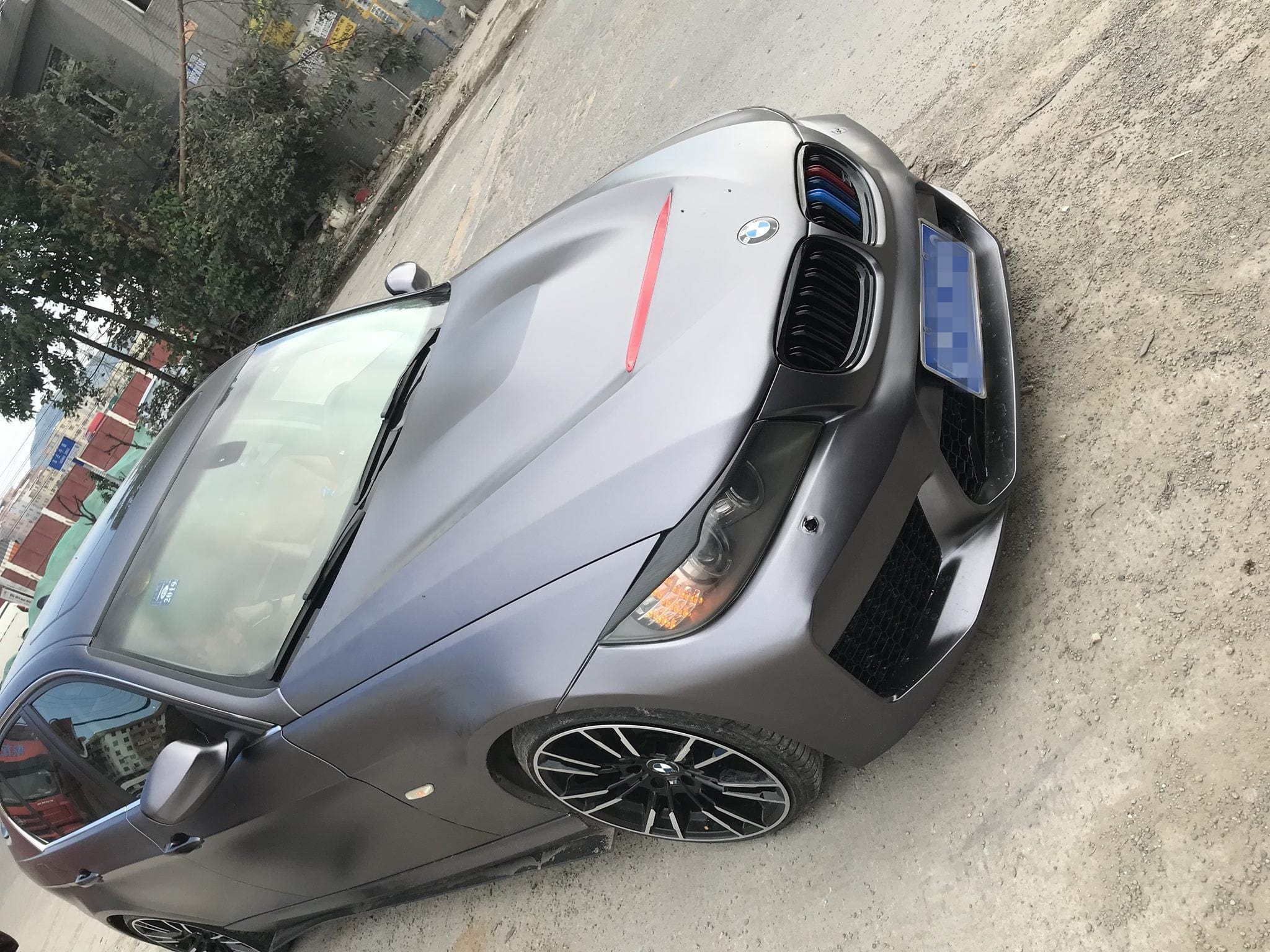 Luxury Sports Luxury Sports E90 M5 Conversion Style Front Bumper For BMW E90 LCI 09-12 -PP SR