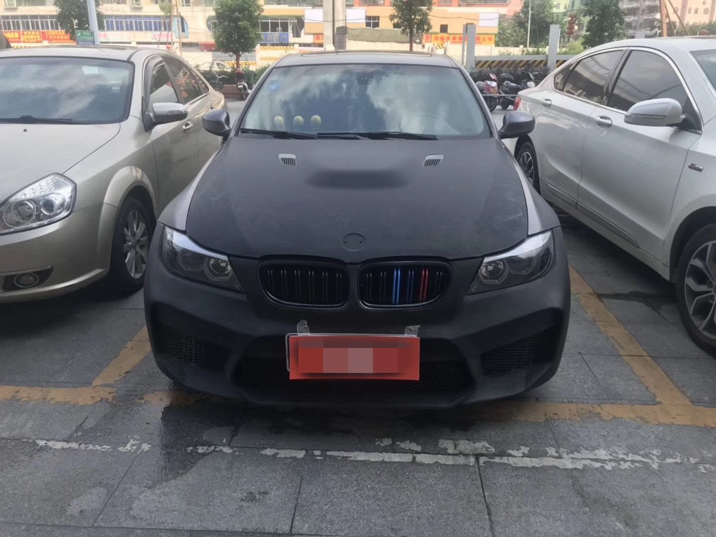 Luxury Sports Luxury Sports E90 M5 Conversion Style Front Bumper For BMW E90 LCI 09-12 -PP SR