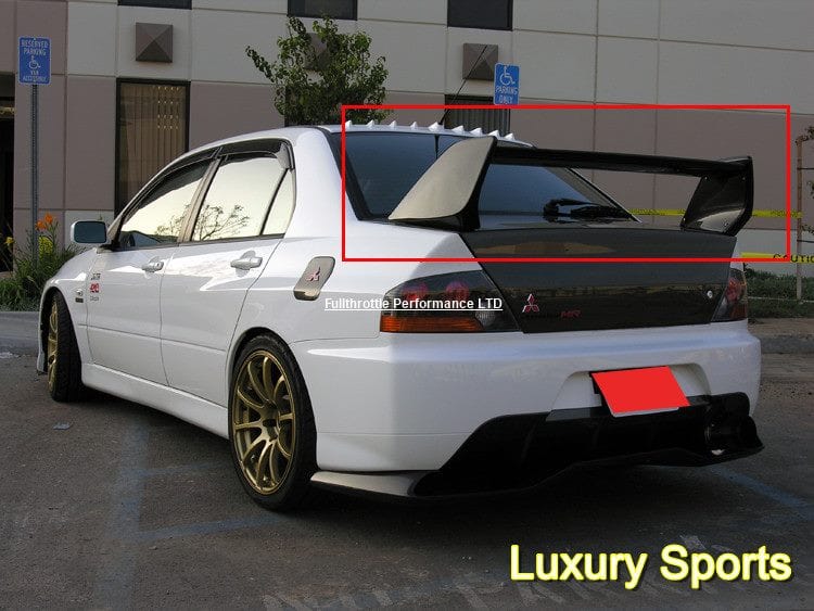 Luxury Sports Luxury Sports Factory EVO 9 Style Spoiler For Mitsubishi EVO 7-9 SR