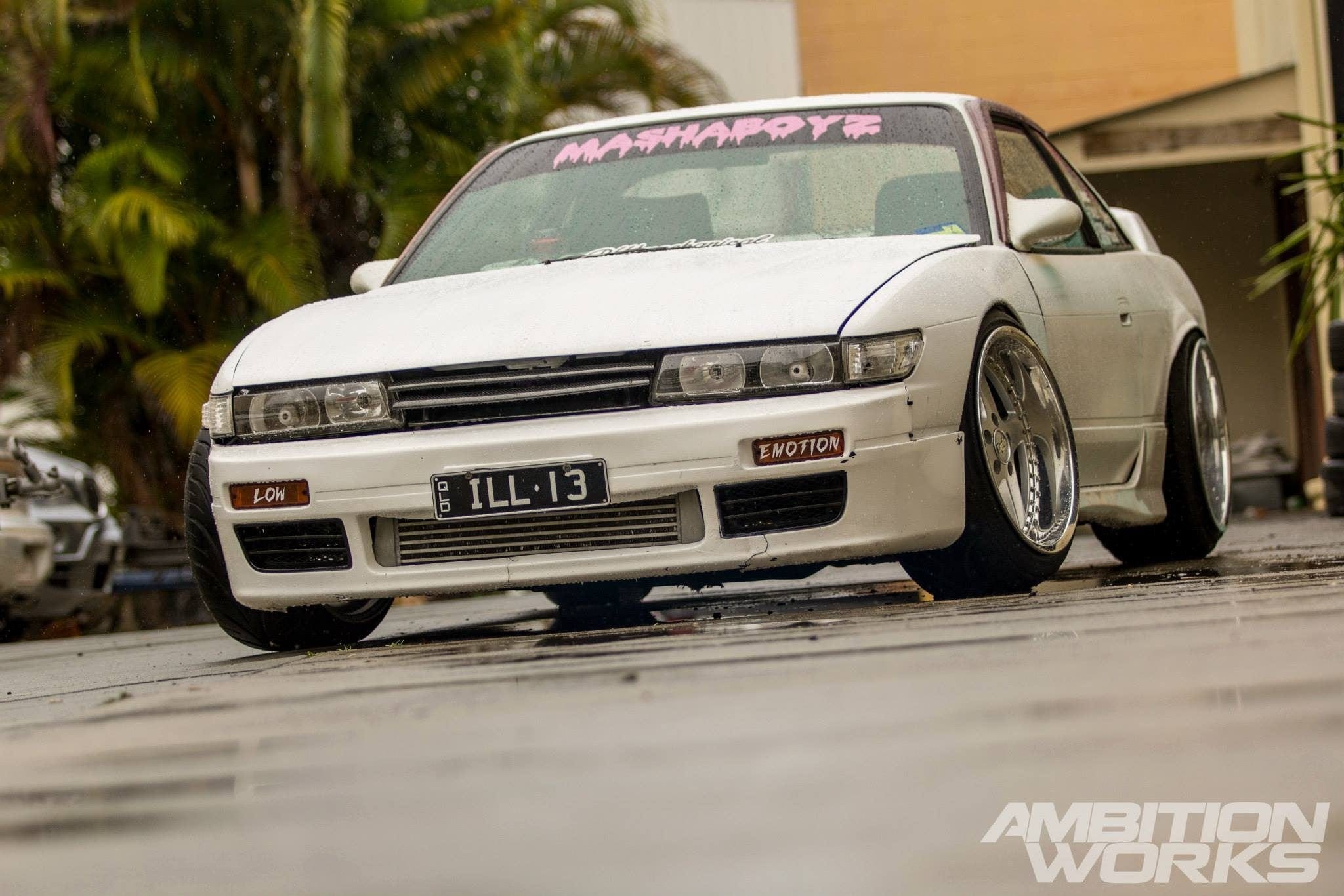 Luxury Sports Luxury Sports Factory GTR Style Fiberglass Front Grill For Nissan Silvia S13 SR