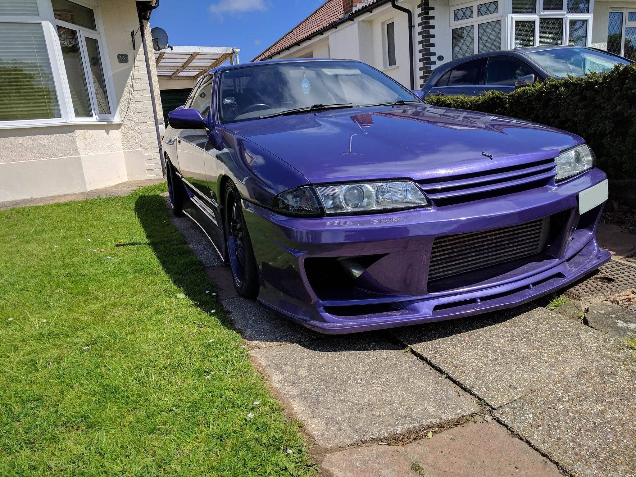 Luxury Sports Luxury Sports Factory GTR Style Fiberglass Front Grill For Nissan Skyline R32 SR