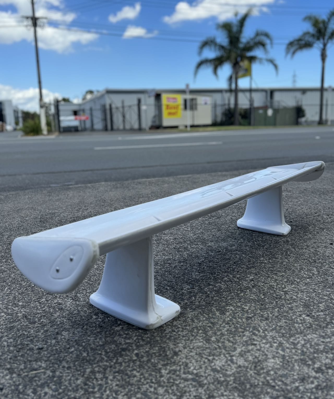 Luxury Sports SR Factory R34 GTR Spoiler With Jun High Leg For Nissan Skyline R34 SR