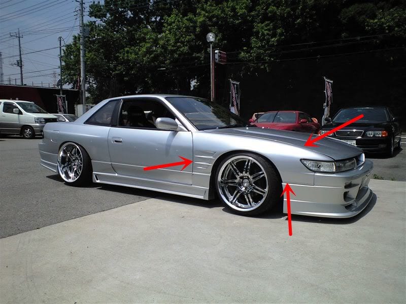 Luxury Sports Luxury Sports G Corp Style Front Fender For Nissan Silvia S13 SR