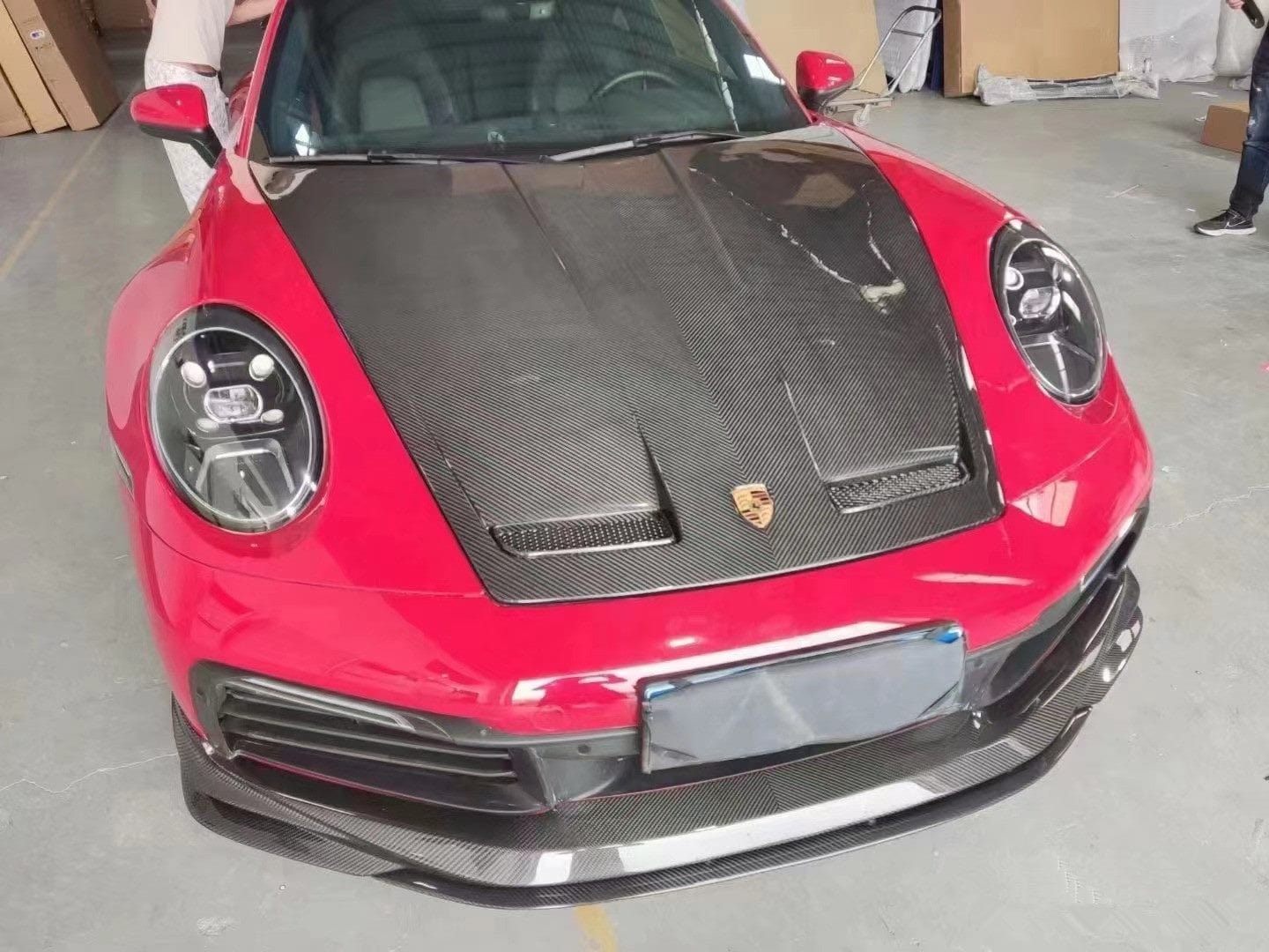 Luxury Sports Luxury Sports GT3 Style Carbon Bonnet For Porsche 992 -PP SR