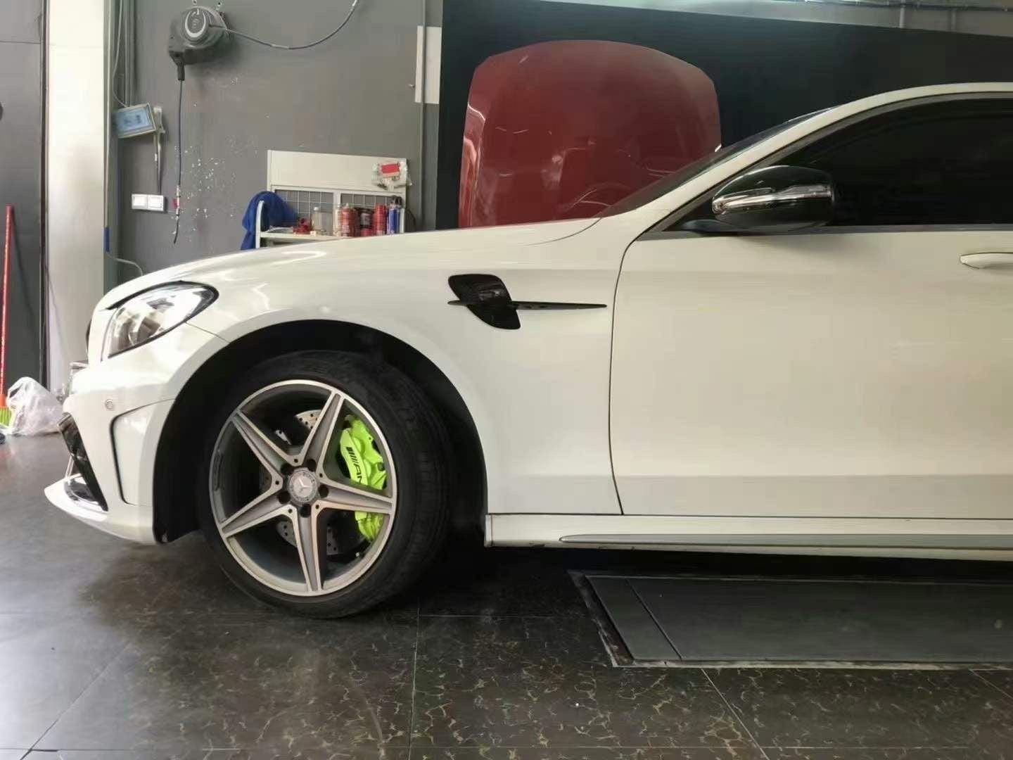 Luxury Sports Luxury Sports GTR Style Vented Front Fender Mercedes Benz W205 C Class 15-21 -PP SR