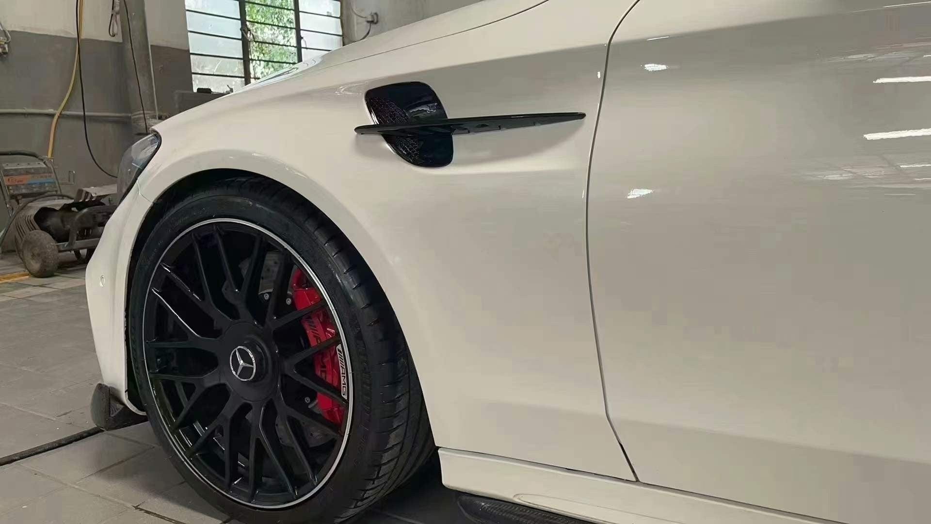 Luxury Sports Luxury Sports GTR Style Vented Front Fender Mercedes Benz W205 C Class 15-21 -PP SR