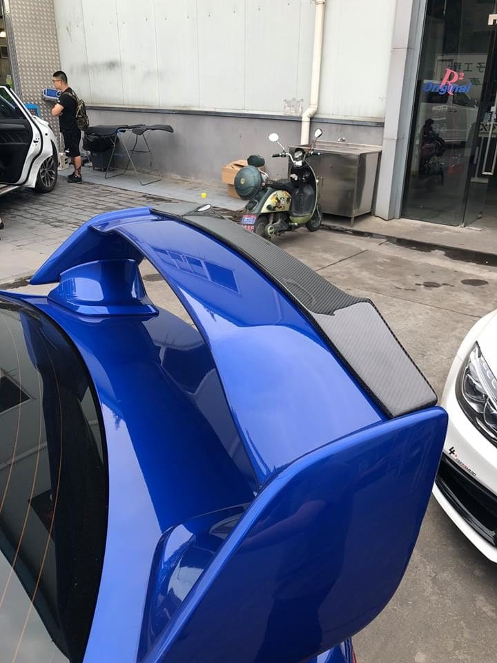 Luxury Sports Luxury Sports Gurney Flap Spoiler For Subaru Impreza STI VAB Spoiler SR