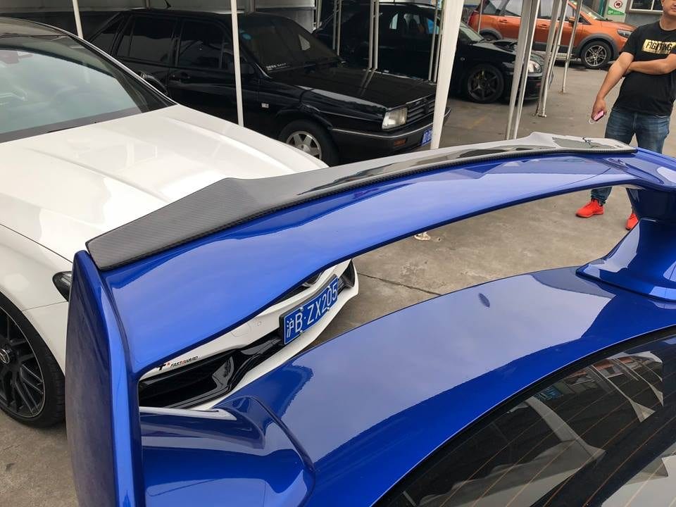 Luxury Sports Luxury Sports Gurney Flap Spoiler For Subaru Impreza STI VAB Spoiler SR