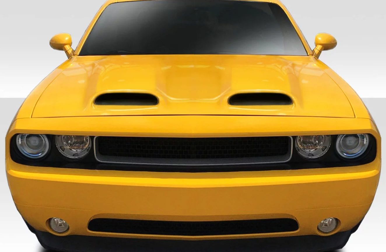 Luxury Sports Luxury Sports Hellcat Redeye Style Alloy Bonnet For Dodge Challenger SR