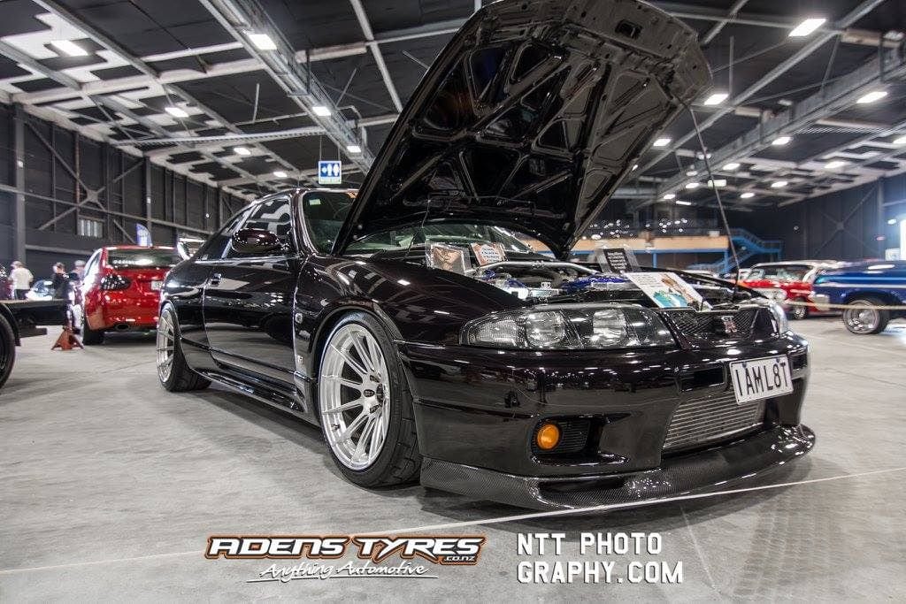 Luxury Sports Luxury Sports Jun Style Carbon Front Lip For Nissan Skyline R33 GTR SR